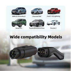 Tipo 2 ao adaptador de carregador J1772 EV 16A/32A conector de carregamento de veículo elétrico