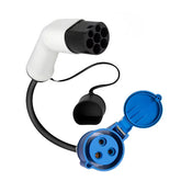 Adaptador CEE 32A para plugue tipo 2, CEE 32A para tipo 2 (lado de carregamento) para estação de carregamento de veículos elétricos