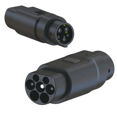 Tipo 2 ao adaptador de carregador J1772 EV 16A/32A conector de carregamento de veículo elétrico