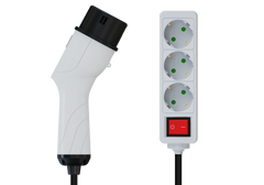 Adaptador Veículo para Carregar (V2L) para MG e BYD, adaptador de descarga de veículo elétrico 16A Tipo 2 para tomada Schuko com cabo de 5 metros