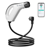 Carregador EV portátil Tipo 2, cabo de carregamento 3,5kW 16A, ficha CEE, controlo inteligente por app, corrente ajustável, à prova de água, cabo 5m/10m – compatível com todos os EV Model Y / 3 / S/X, ID.4, ID.5, i4