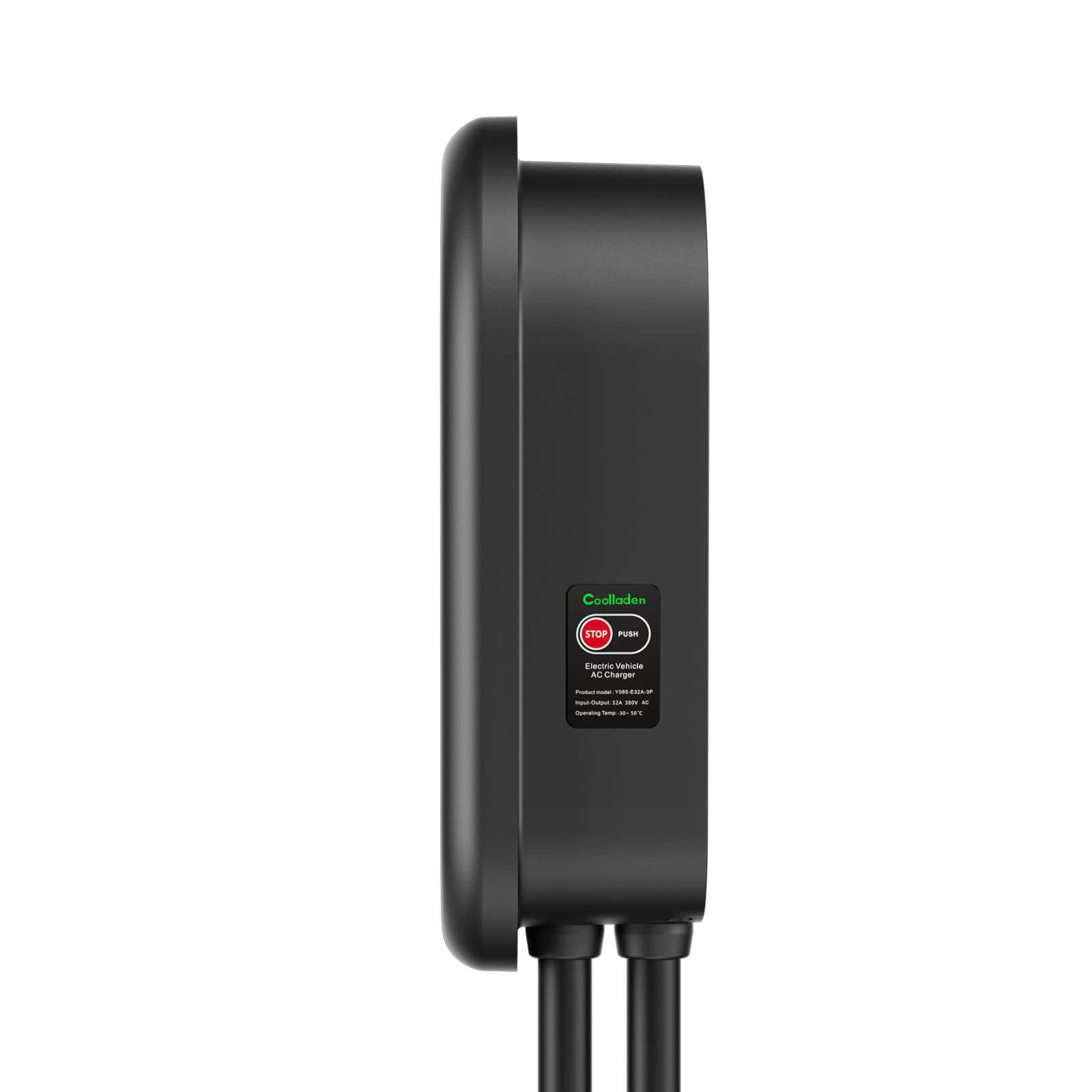 Coolladen EV Charger Smart APP com 32A Tipo 2 11kW Estação de carregamento doméstico, Wallbox 5/10m Cabo de carregamento com suporte para carregador Controle de aplicativo CEE Plugue trifásico para todos os EVs e PHEVs